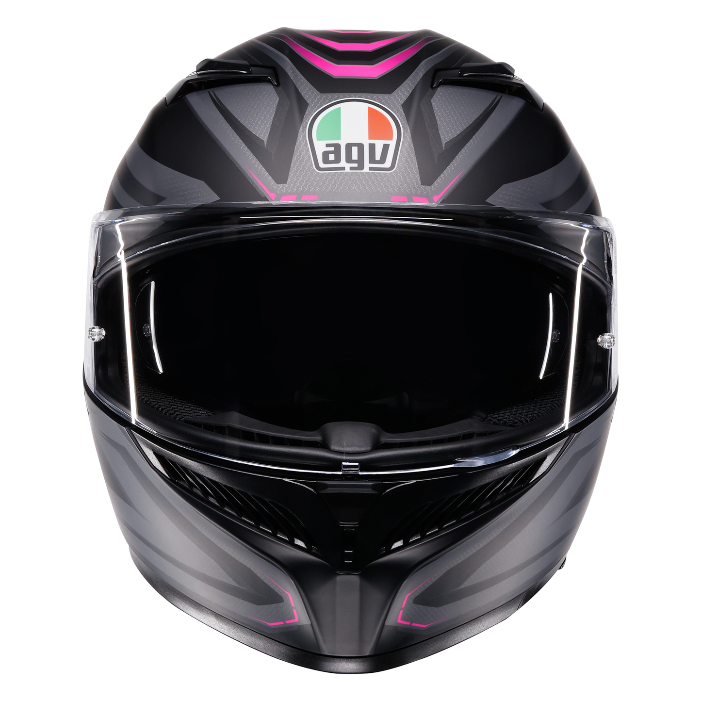 AGV K3 ECE 22.06 Syth - Matt Black / Pink