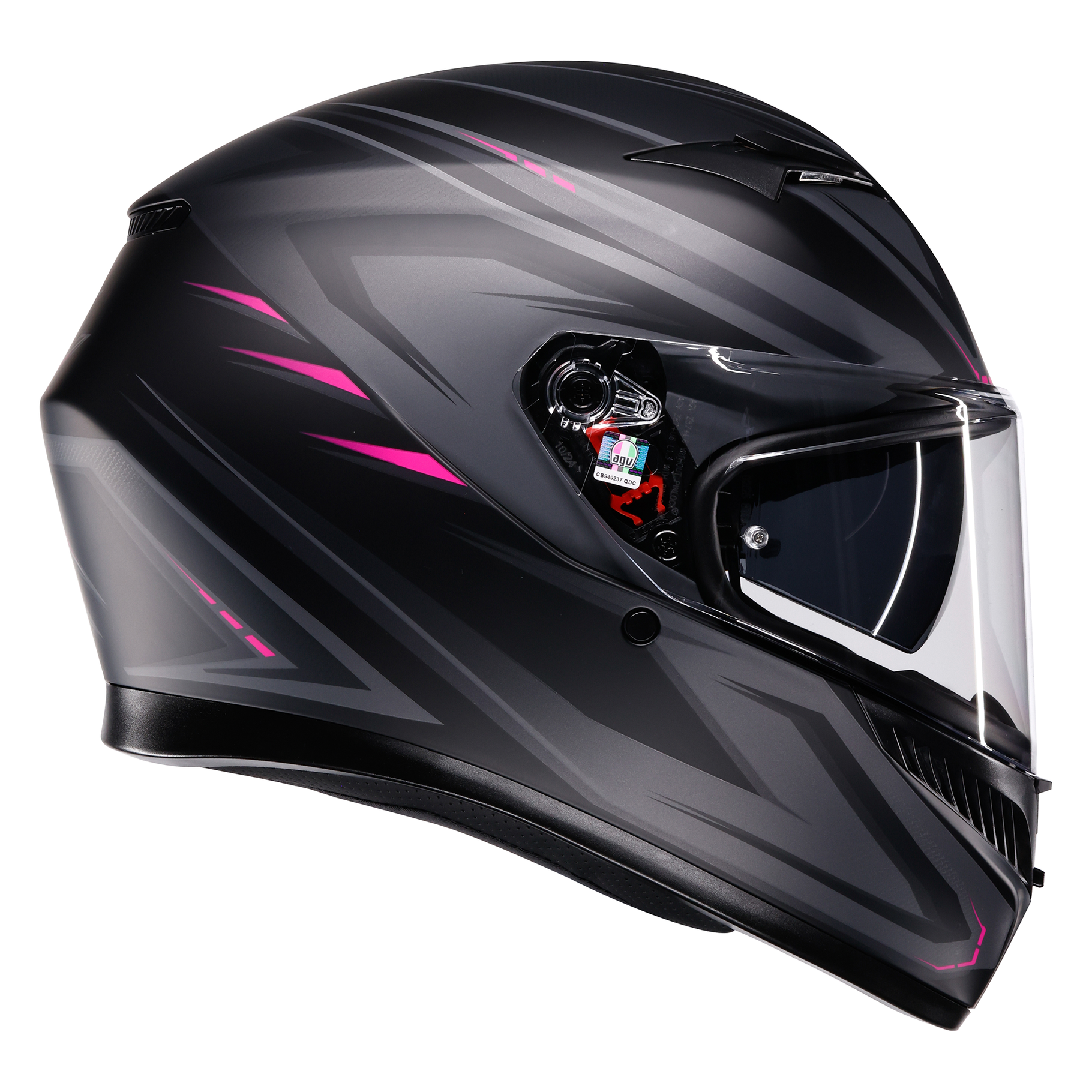 AGV K3 ECE 22.06 Syth - Matt Black / Pink