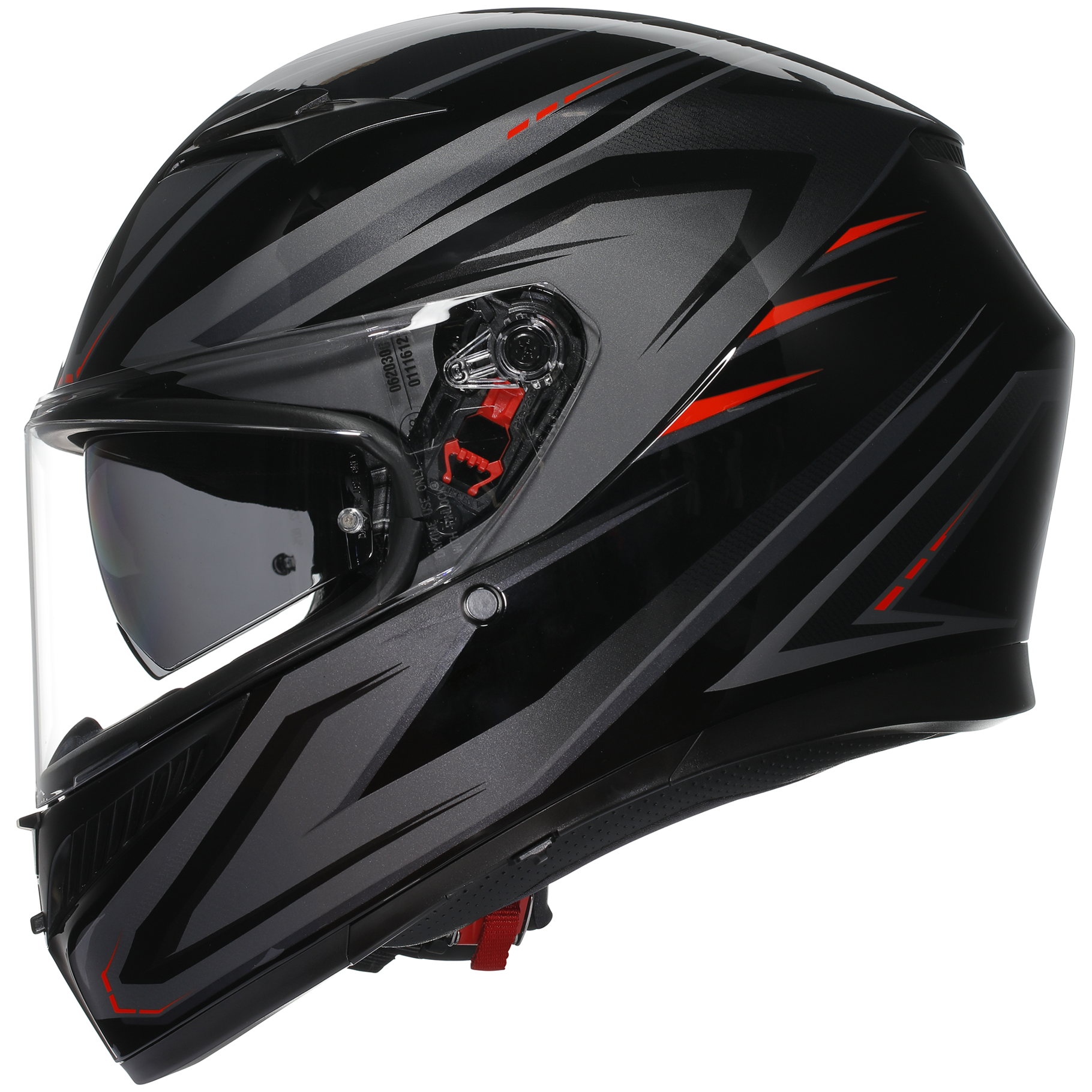 AGV K3 ECE 22.06 Syth - Black / Red