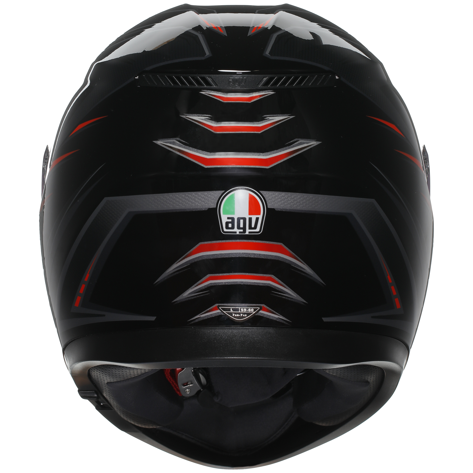 AGV K3 ECE 22.06 Syth - Black / Red
