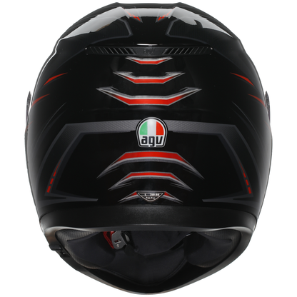 AGV K3 ECE 22.06 Syth - Black / Red