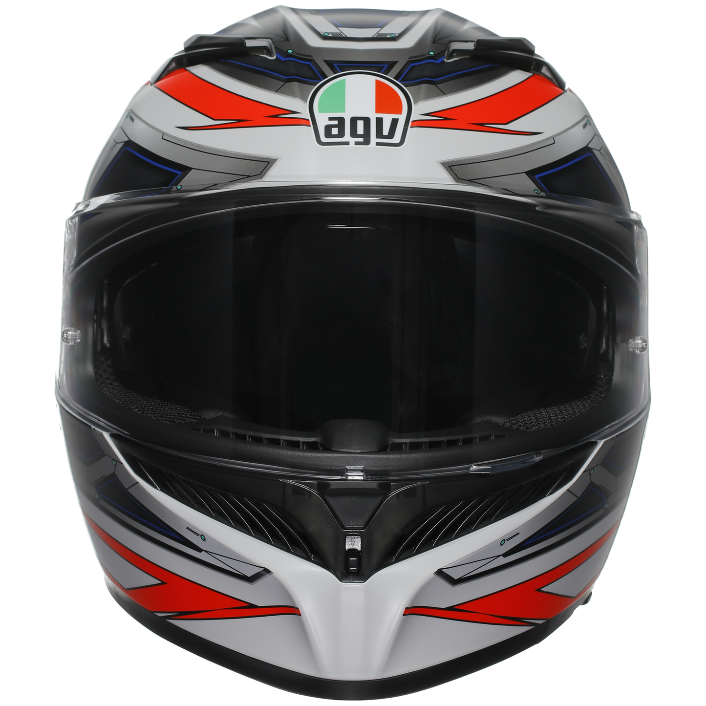 AGV K3 ECE 22.06 Space - White / Fluo Red