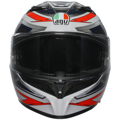 AGV K3 ECE 22.06 Space - White / Fluo Red