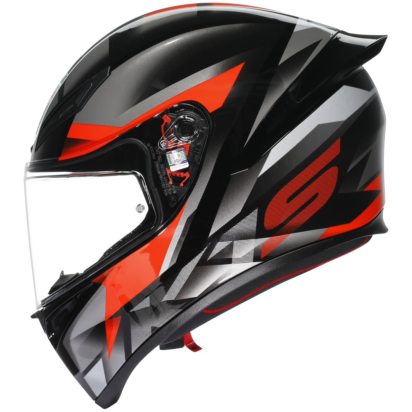 AGV K1-S Fastlap - Black / Grey / Red