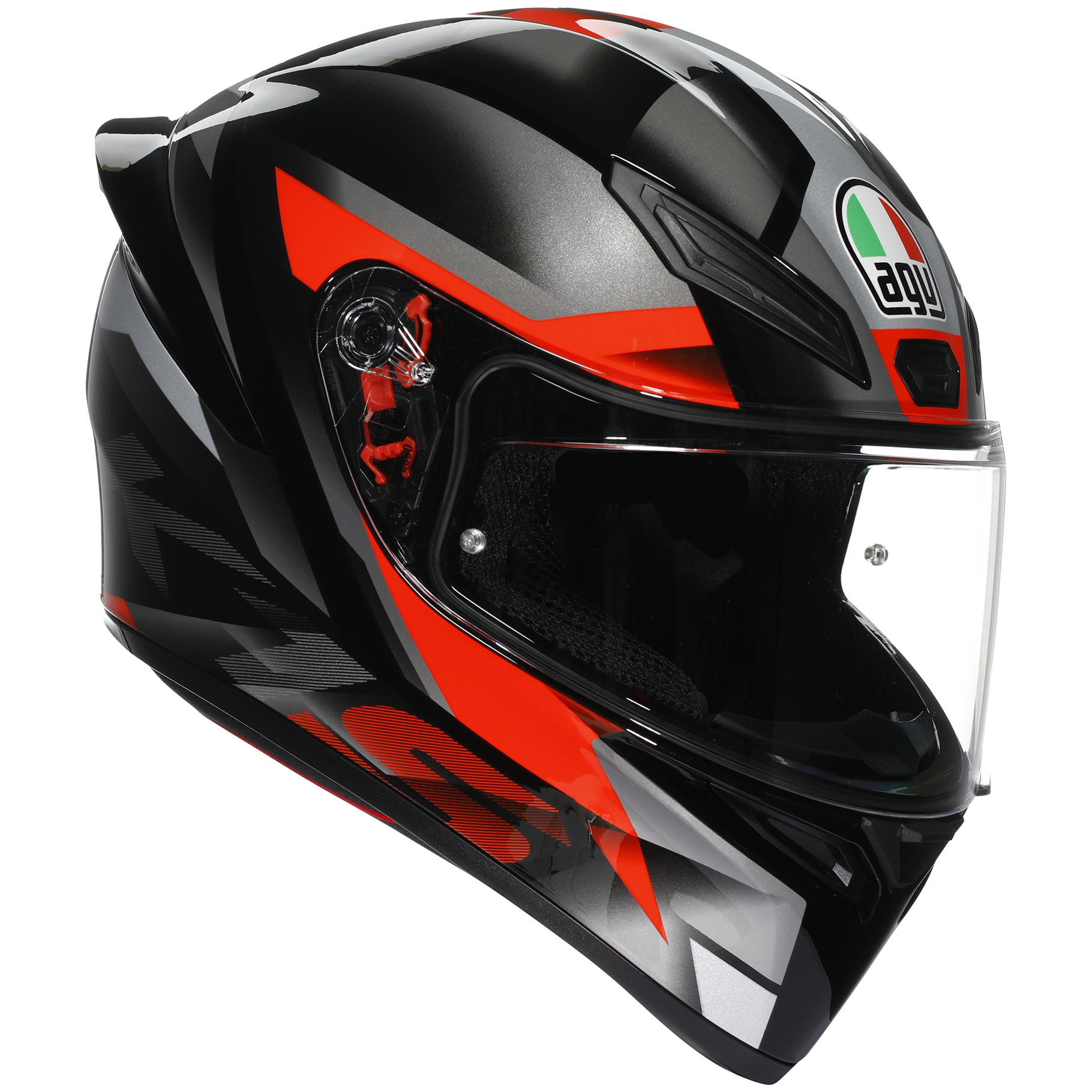 AGV K1-S Fastlap - Black / Grey / Red