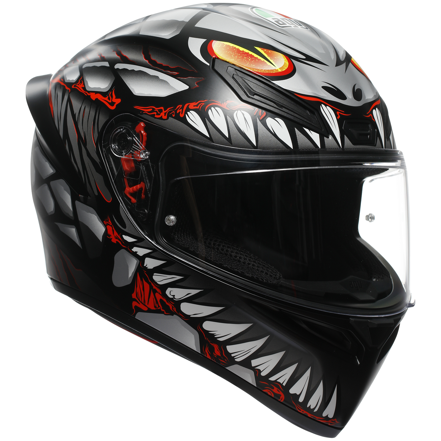 AGV K1-S Lyzard - Black / Grey / Red