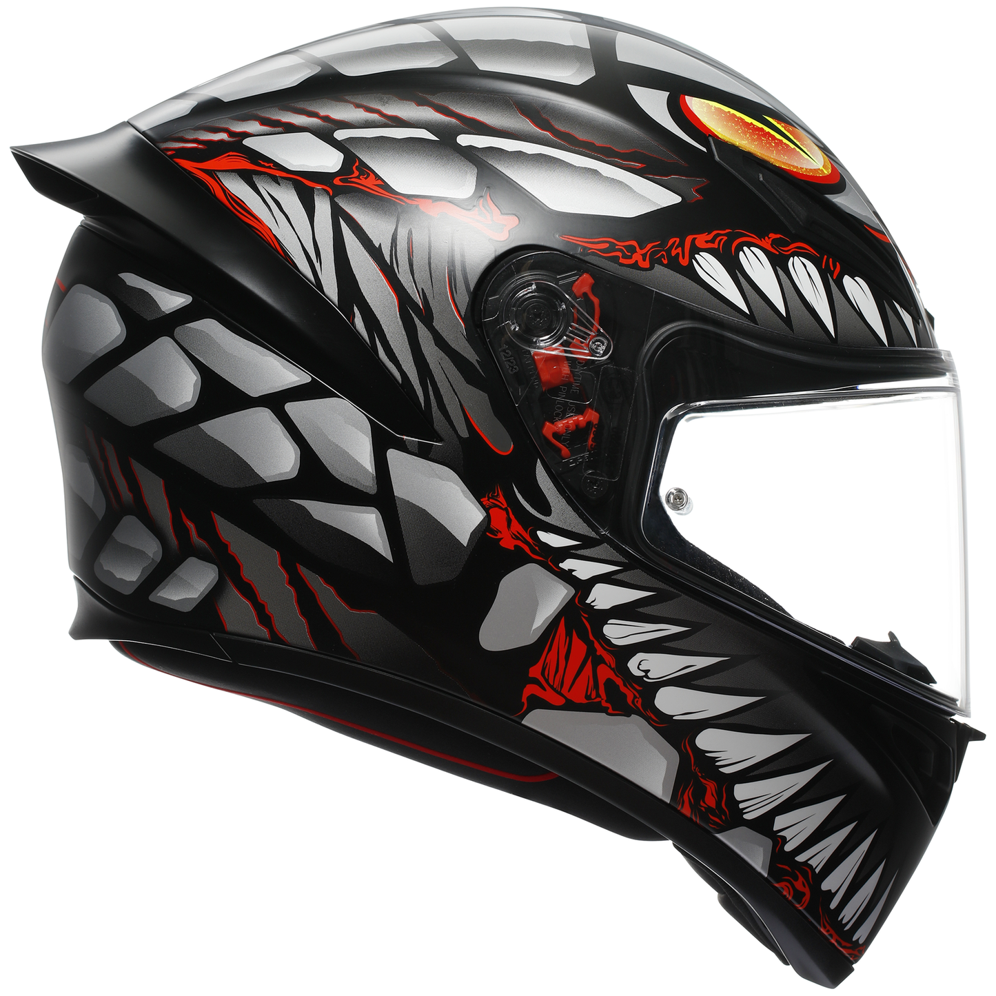 AGV K1-S Lyzard - Black / Grey / Red