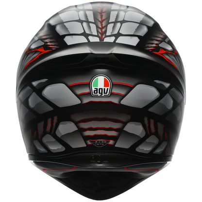 AGV K1-S Lyzard - Black / Grey / Red