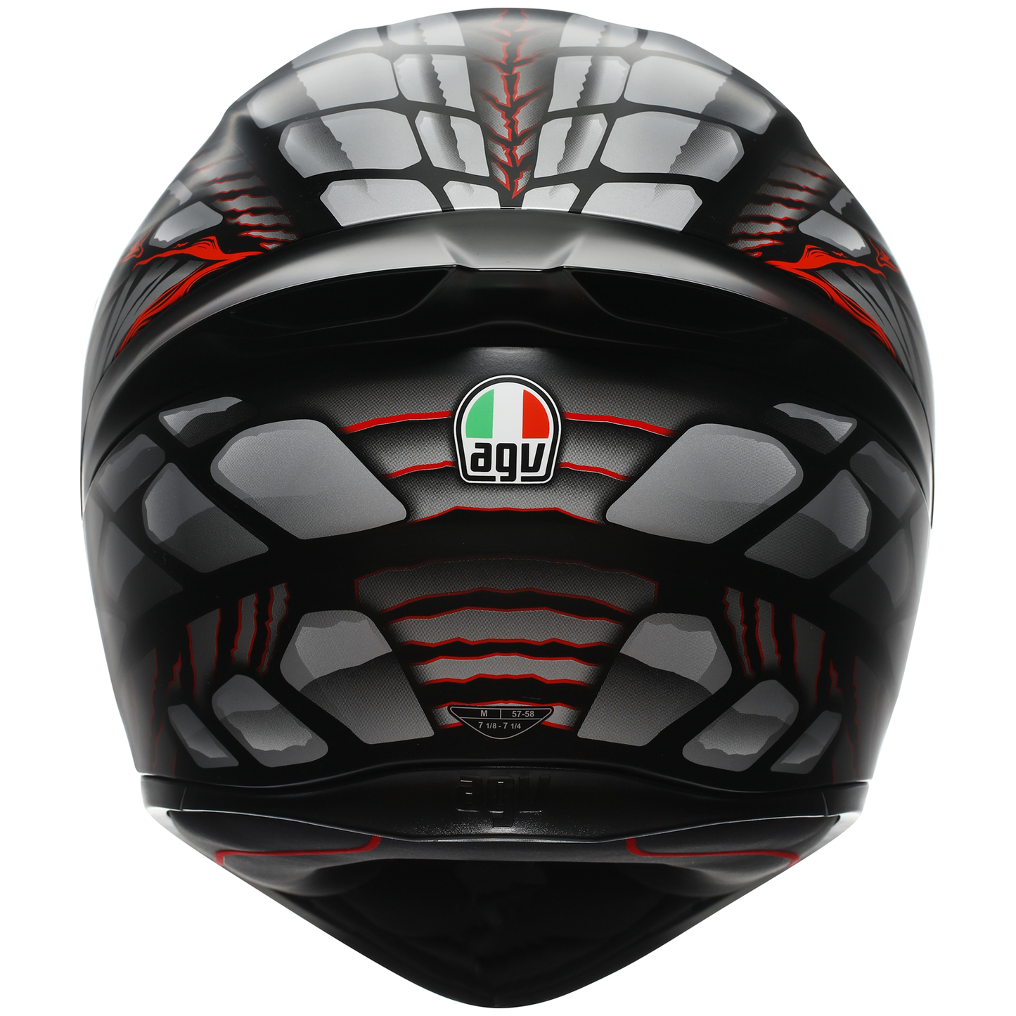 AGV K1-S Lyzard - Black / Grey / Red