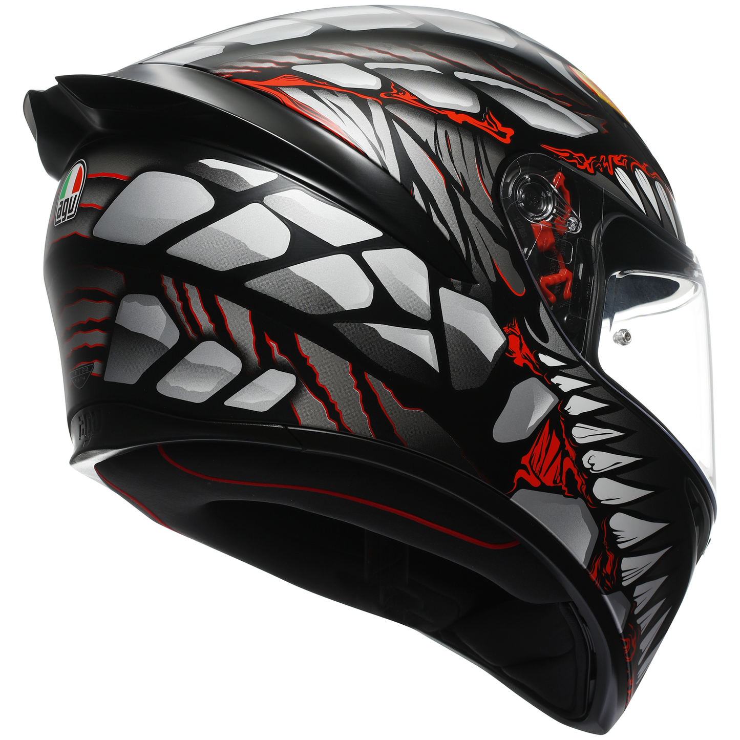 AGV K1-S Lyzard - Black / Grey / Red