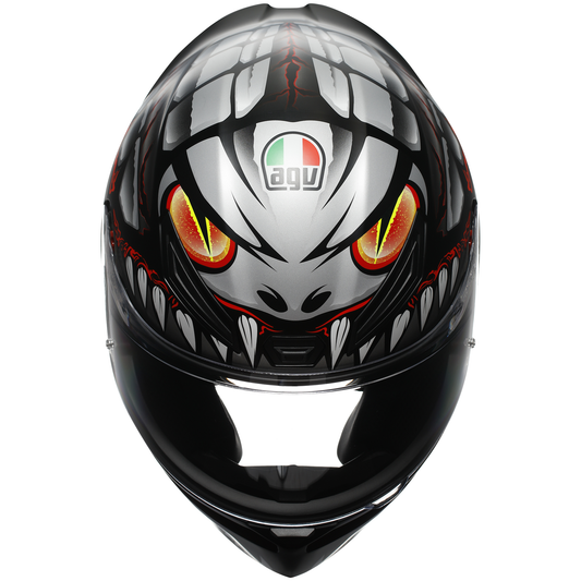 AGV K1-S Lyzard - Black / Grey / Red
