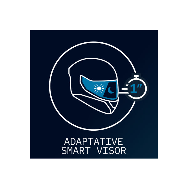 Shark Aeron Photochromic Visor - Irid Dark Smoke