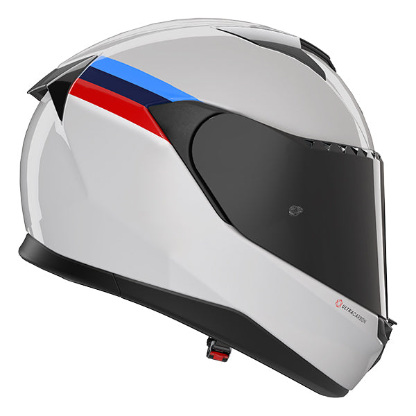 Nolan X-904 Ultra Carbon Gemini 351 - Carbonio / Bianco / Rosso / Blu