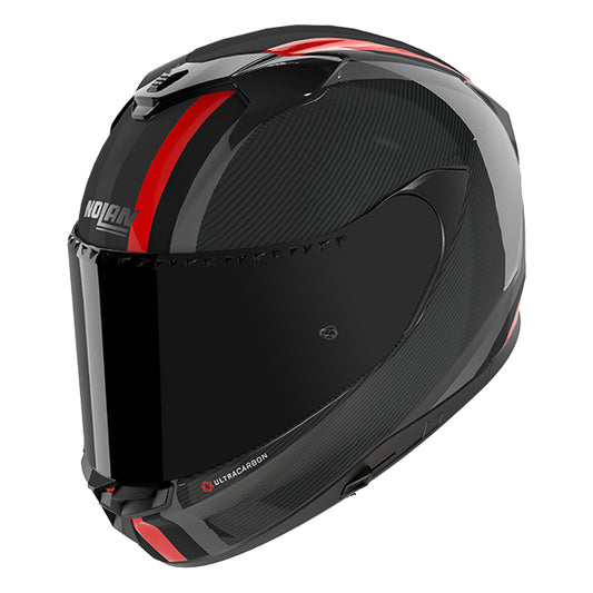 Nolan X-904 Ultra Carbon Gemini 352 - Carbonio / Nero / Rosso / Anthracite