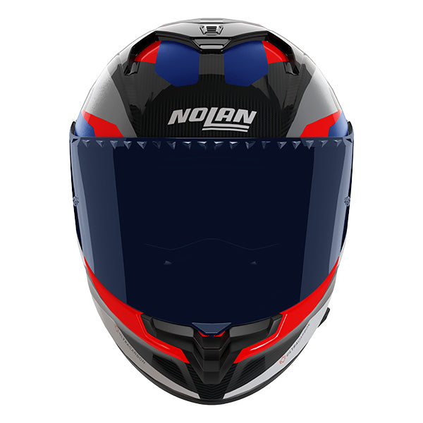 Nolan X-904 Ultra Carbon Calibro 347 - Carbonio / Anthracite / Blu / Rosso