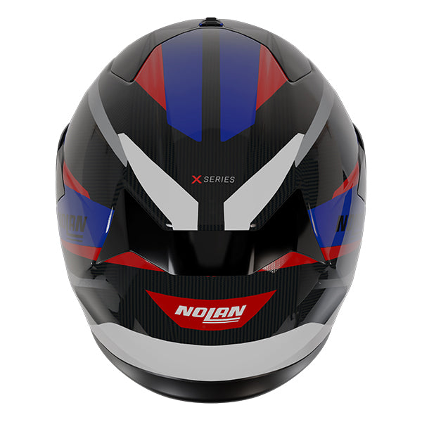 Nolan X-904 Ultra Carbon Calibro 347 - Carbonio / Anthracite / Blu / Rosso