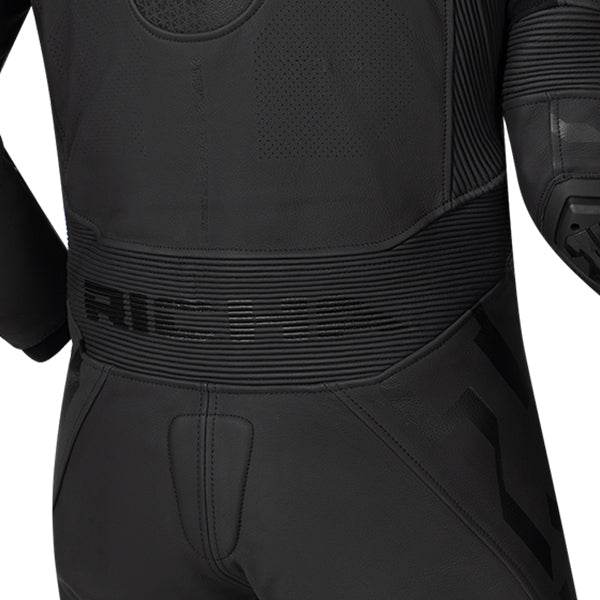 Richa Stradale GP Leather 1 Piece Suit - Black / Black
