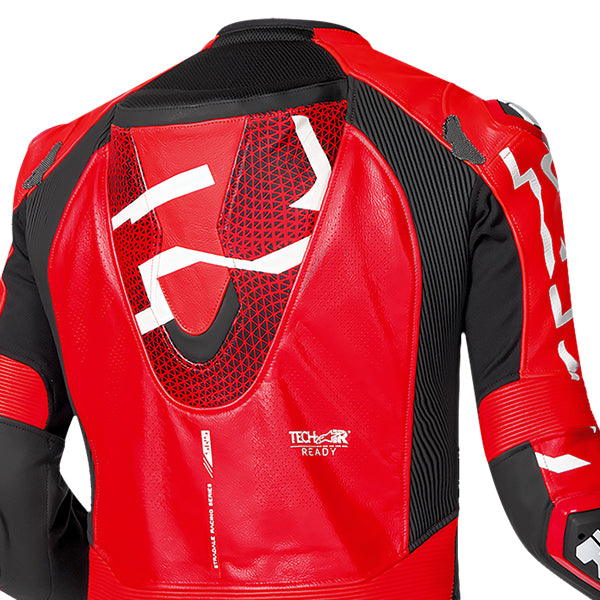 Richa Stradale GP Leather  1 Piece Suit - Red / Red / Black