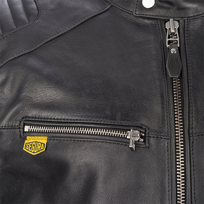 Segura Robby Leather Jacket - Black
