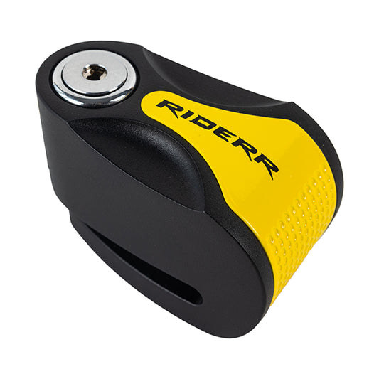 Riderr Riot Yellow Disc Lock - Black / Yellow