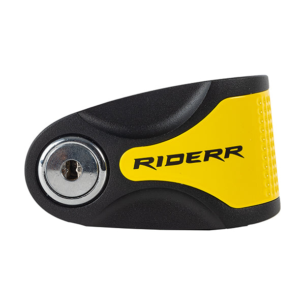 Riderr Riot Yellow Disc Lock - Black / Yellow