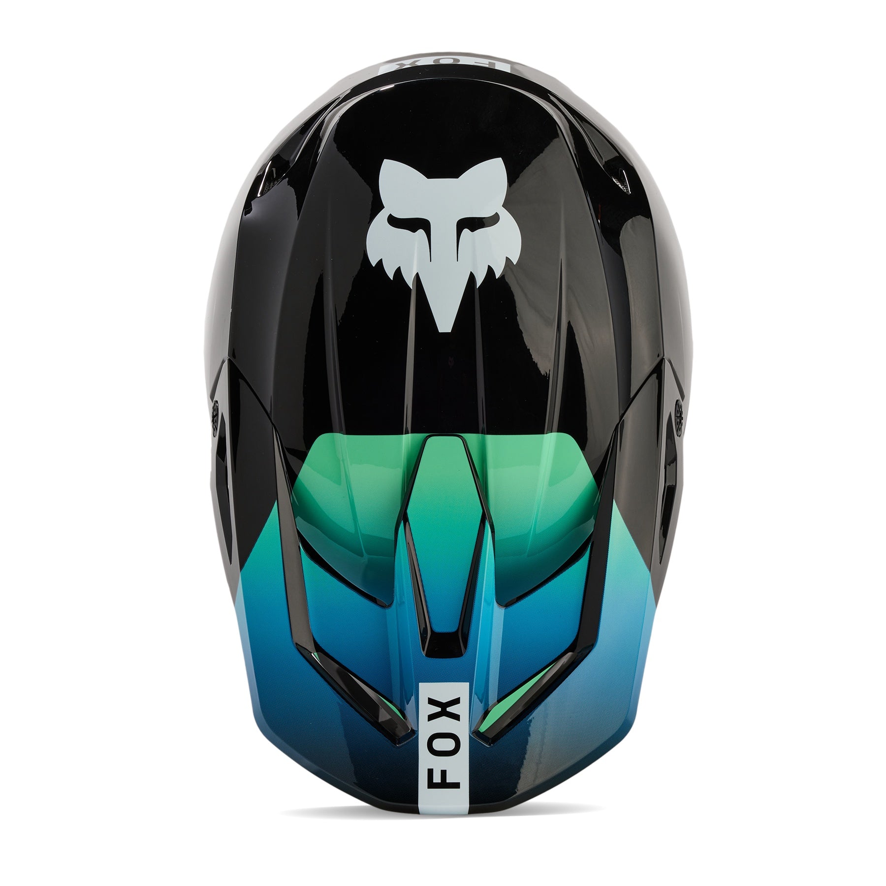 Fox V1 Ballast MX24 Motocross Off-Road Helmet Black Blue