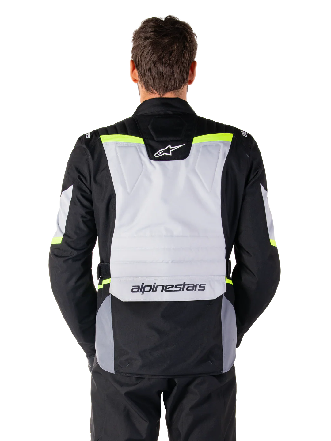 Alpinestars ST-1 Waterproof Jacket - Ice Grey / Black / Yellow Fluo