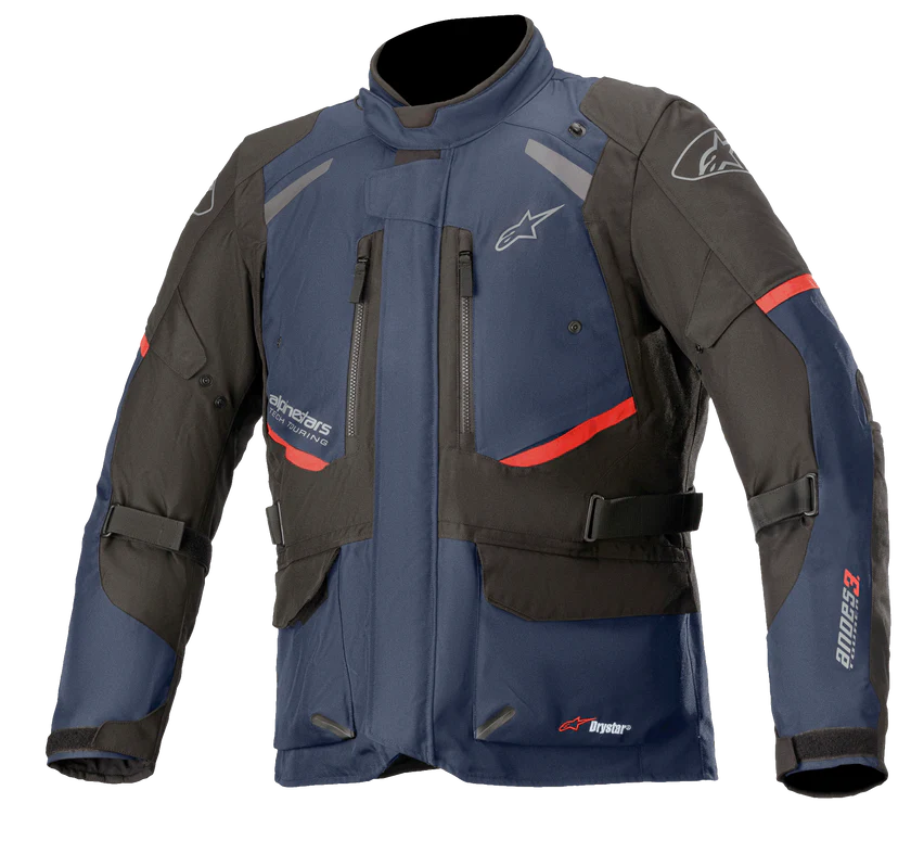 Alpinestars Andes v3 Drystar Textile Jacket - Dark Blue / Black .