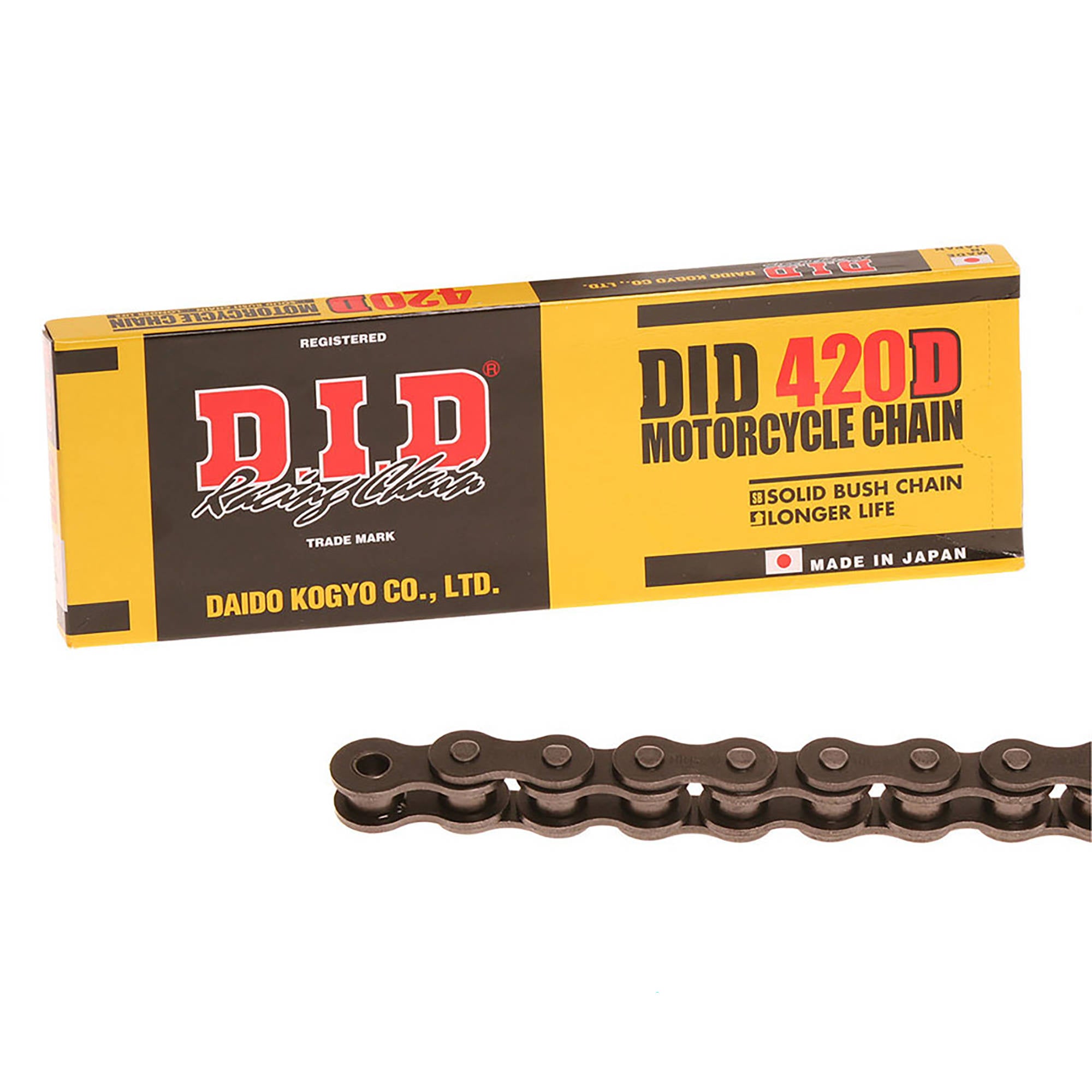 DID Chain 428 Standard (RJ) - Black/Black