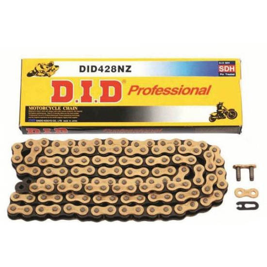 DID Chain 428 NZ Heavy Duty (FJ) - Gold/Black