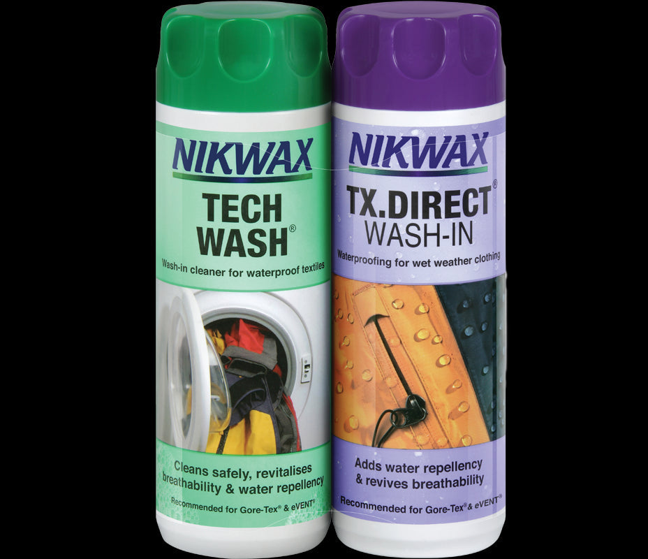 Nikwax TX Direct Wash In / Tech Wash 300ml Twin Pack