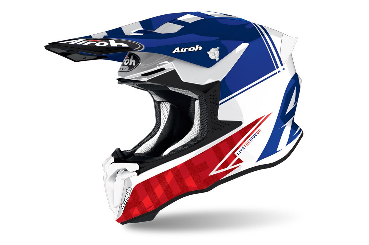 Airoh Twist 2.0 Tech Blue Gloss - SPECIAL