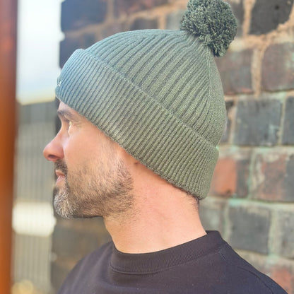 Spada Bobble Beanie - Olive