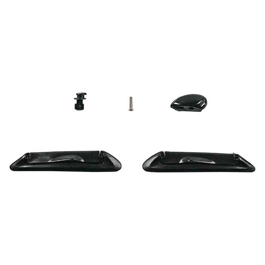 Arai Visor Brow Vent Set (with Locktab Kit) - Black