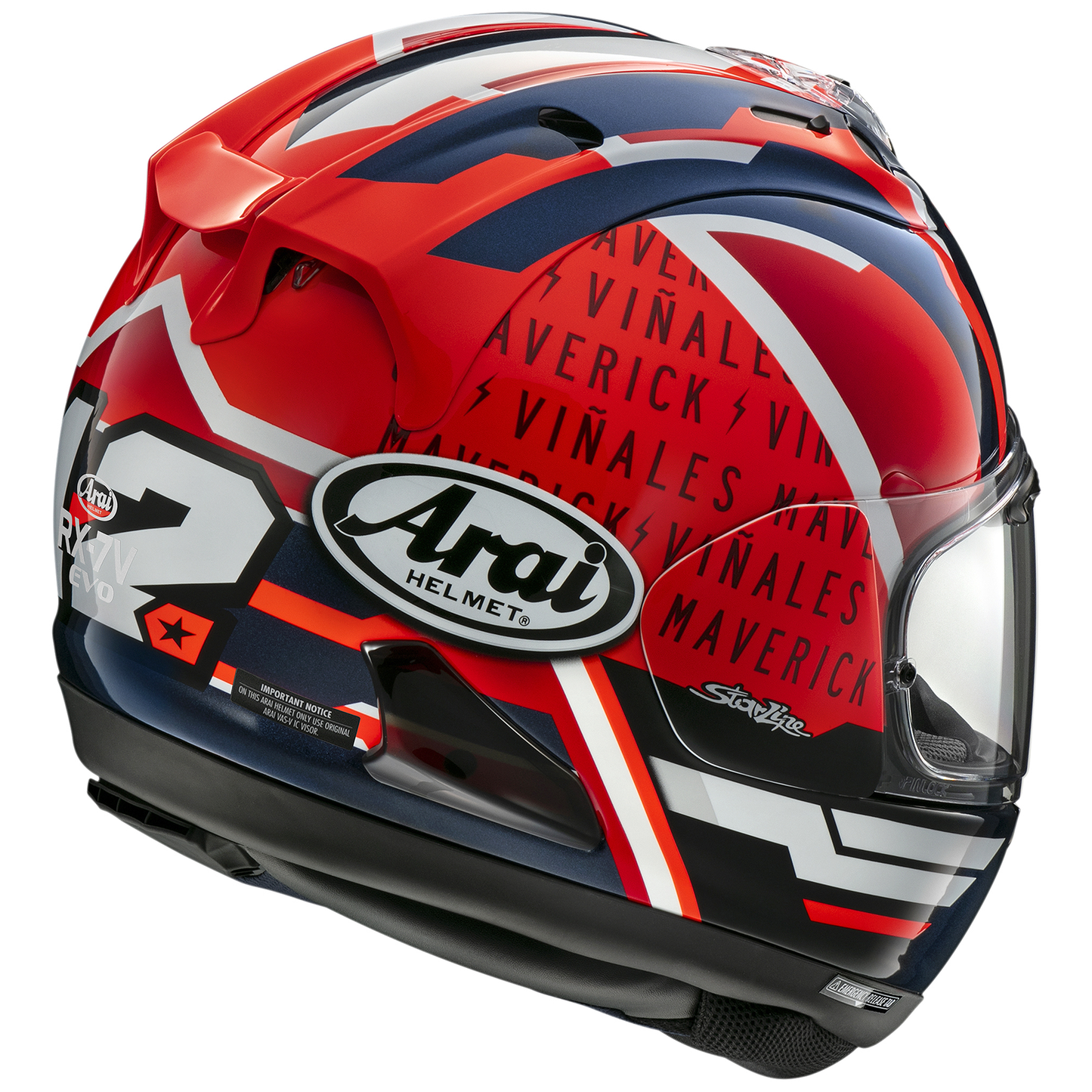 Arai RX-7V Evo Maverick Helmet - Replica