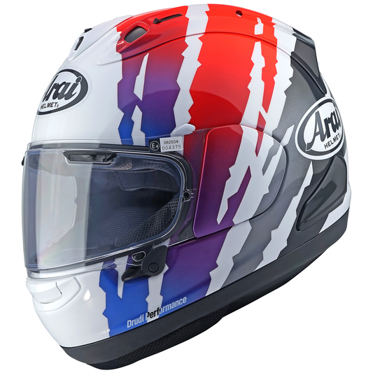 Arai RX-7V Evo Full Face Helmet - Blade Red / Purple / White