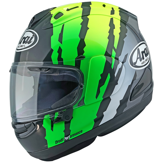 Arai RX-7V Evo Full Face Helmet - Yellow / Green / Black