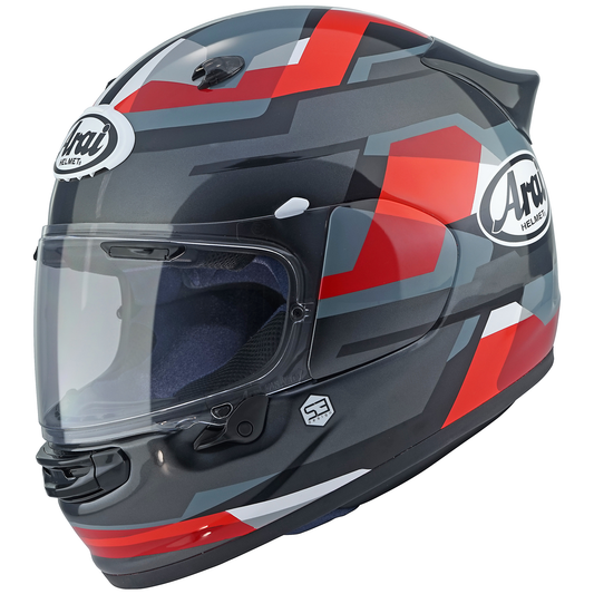 Arai Quantic Abstract Helmet - Red