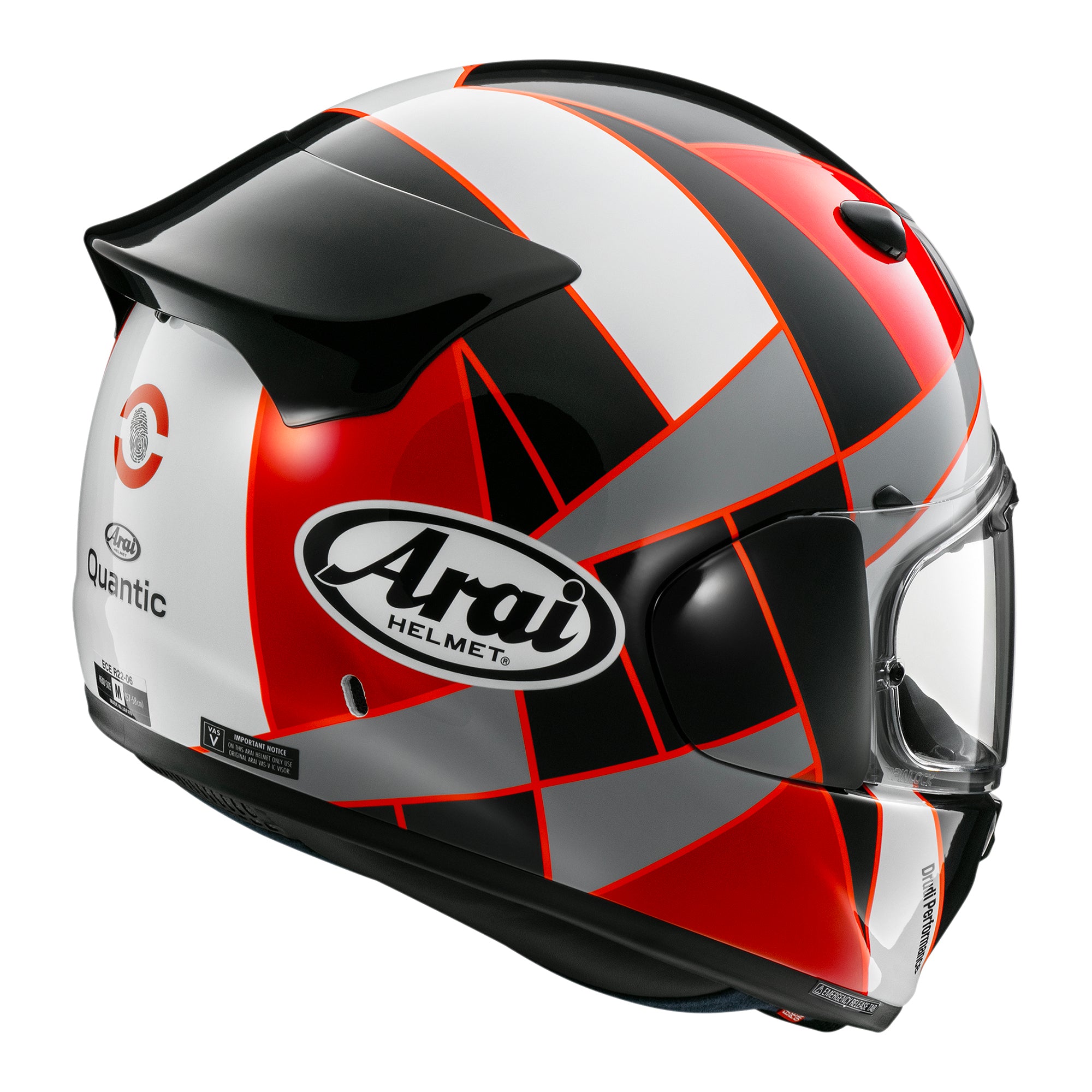 Arai Quantic Peak - Red
