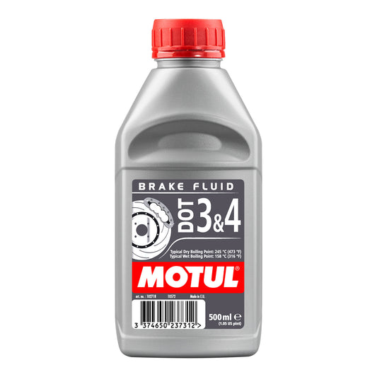 Motul DOT 3 / 4 Brake Fluid 0.5 Litres
