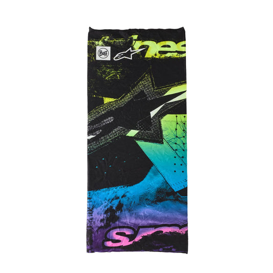 Alpinestars Buff Ignite Neck Tube - Black Pink Fluo Yellow