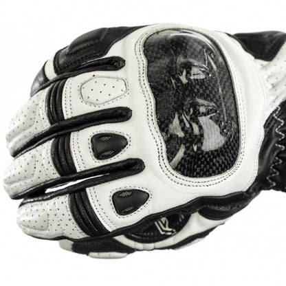 RST Stunt III CE Mens Gloves - Black / White