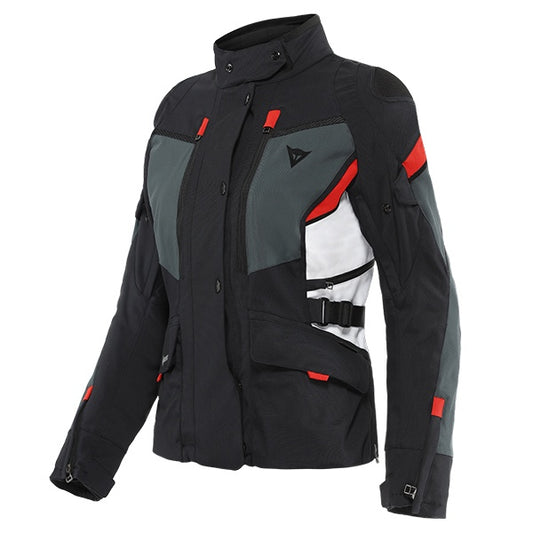 Dainese Carvemaster3 Lady Gtx Jacket 06c (forward Order November Delivery) - Black/Ebony/Lava Red