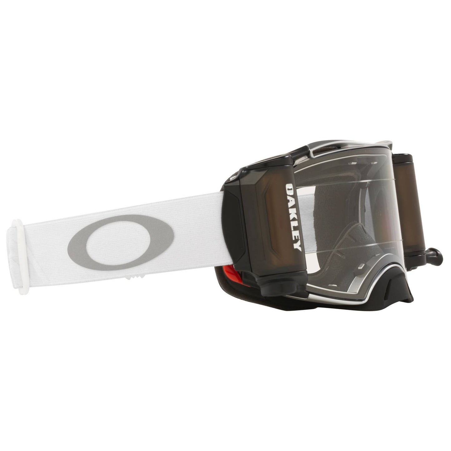 Oakley Airbrake Tuff Blocks White Roll Off MX Goggle