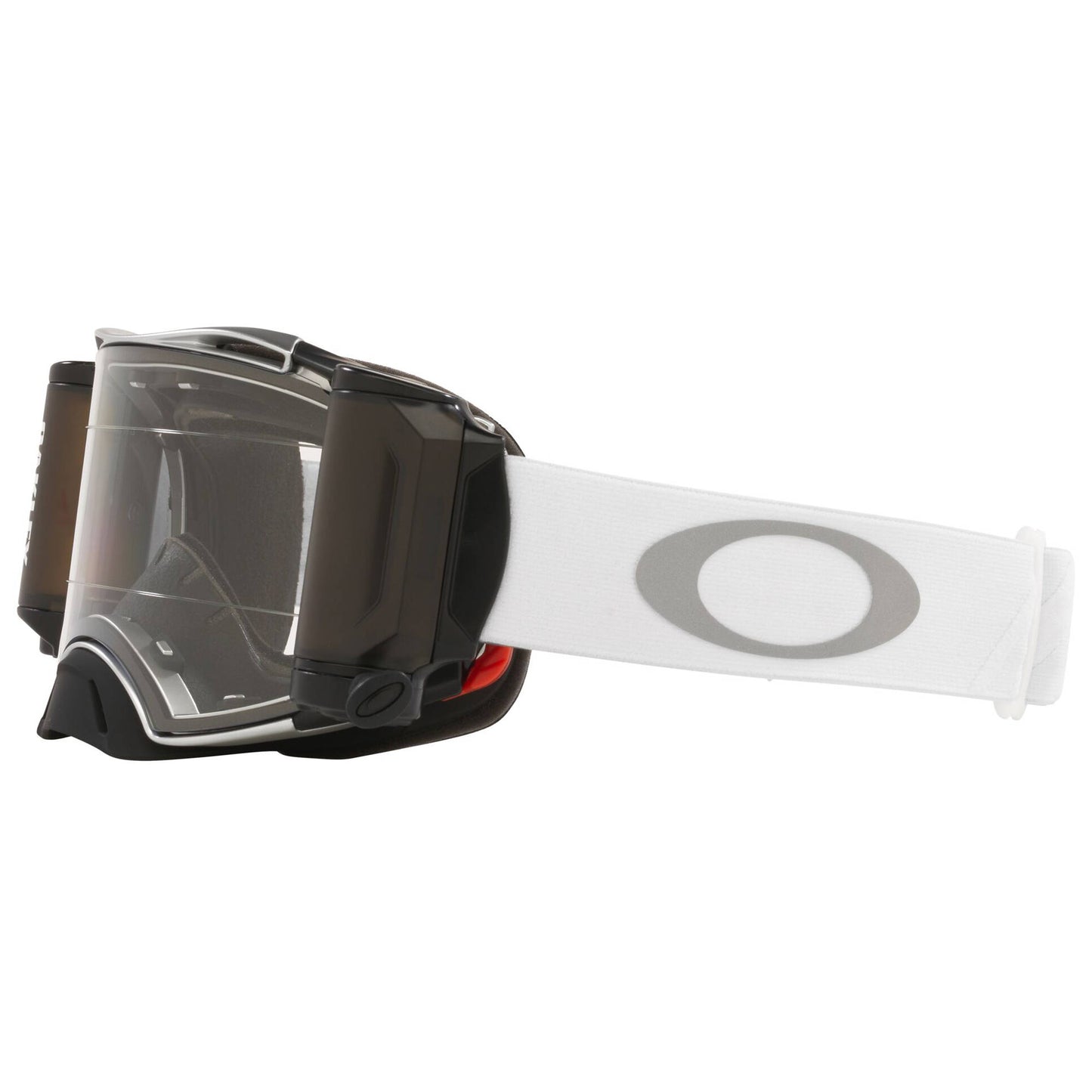 Oakley Airbrake Tuff Blocks White Roll Off MX Goggle