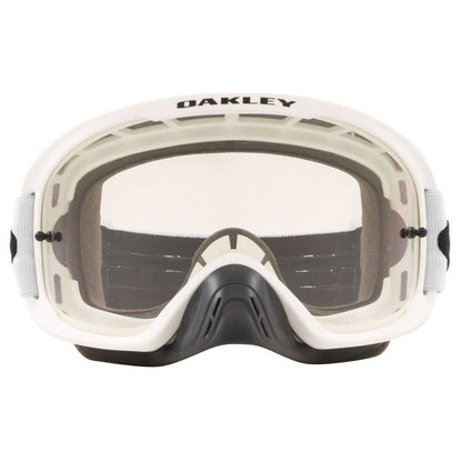 Oakley O Frame 2.0 Pro Matte White MX Goggles - Clear Lens