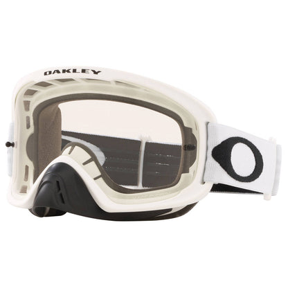 Oakley O Frame 2.0 Pro Matte White MX Goggles - Clear Lens