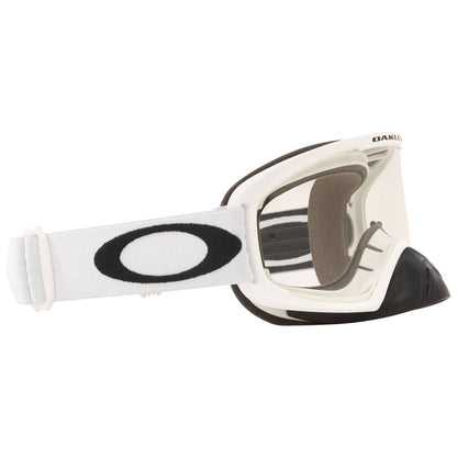 Oakley O Frame 2.0 Pro Matte White MX Goggles - Clear Lens