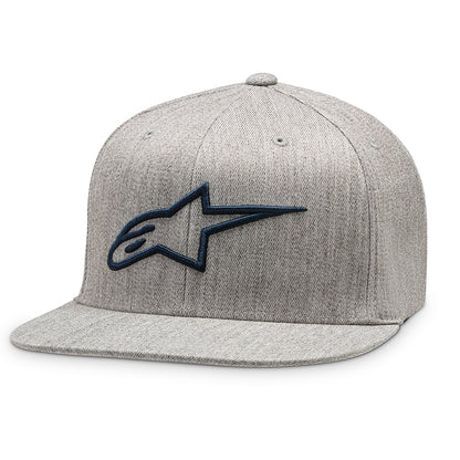 Alpinestars Ageless Flat Hat - Grey Heather / Navy
