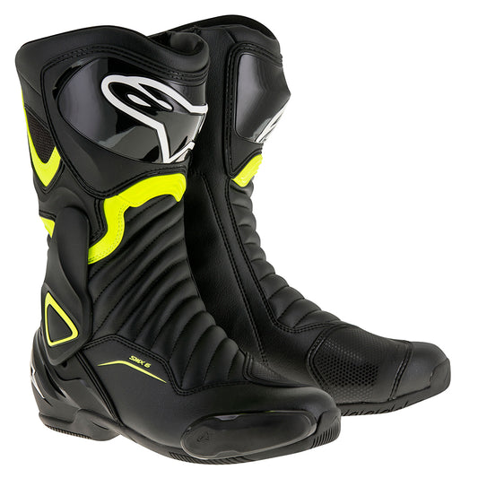 Alpinestars SMX 6 v2 Boot - Black / Yellow Fluo